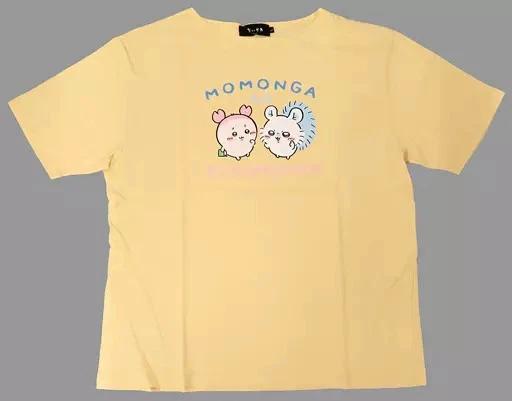 

Momonga & Furuhonya Boat Neck T-shirt Margarine Yellow M Size 63x53x48cm 2XL