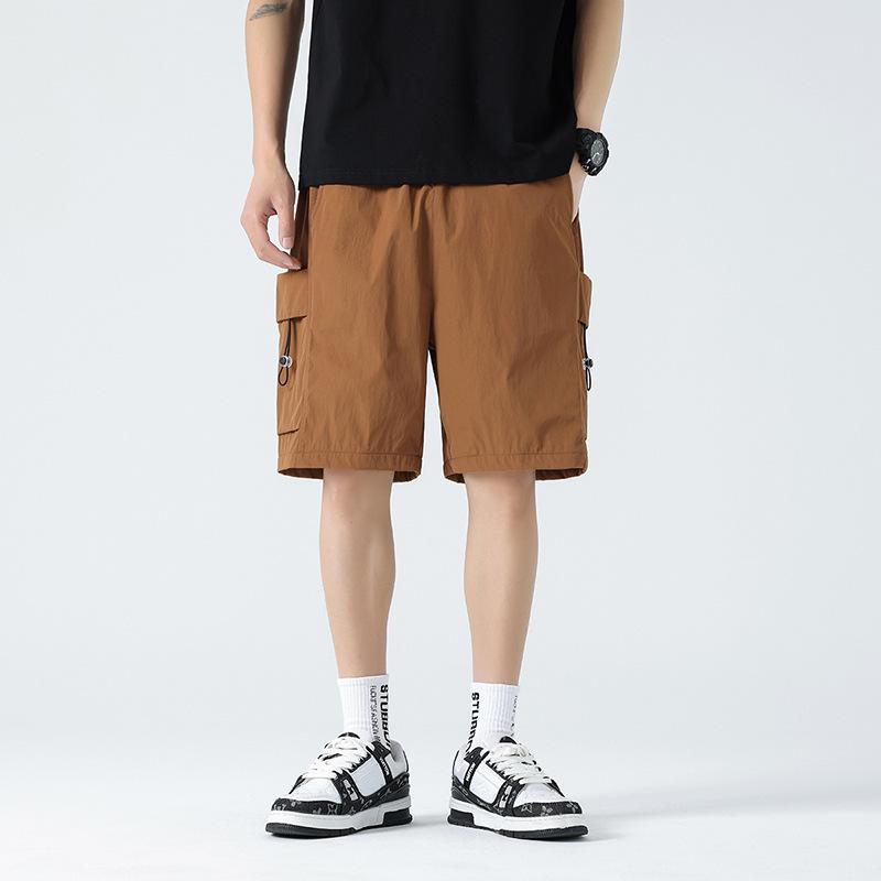 Outdoor Casual Workwear Shorts with Five Quarter Length Pants and Multiple Pockets Men's Shorts