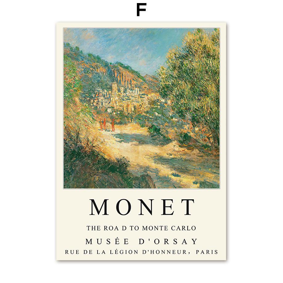 Van Gogh Abstract Landscape Prints and Posters Great Work The Starry Night Canvas Painting Decorations for Living Room Wall Art