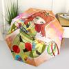 1pc Kagamine Len Inspired Outdoor Umbrella - Automatic Opening/Closing, Portable 3-Fold Design with 8-Rib Iron Frame - Perfect Gift for Fans, Traveler