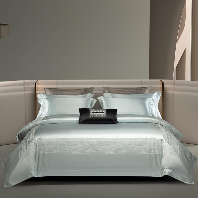 

Champagne Gold Brocade Jacquard 1000TC Egyptian Cotton Luxury Bedding Set Duvet Cover Set Flat/Fitted Bed Sheet Pillowcases 4Pcs Queen 200X230cm 4pcs