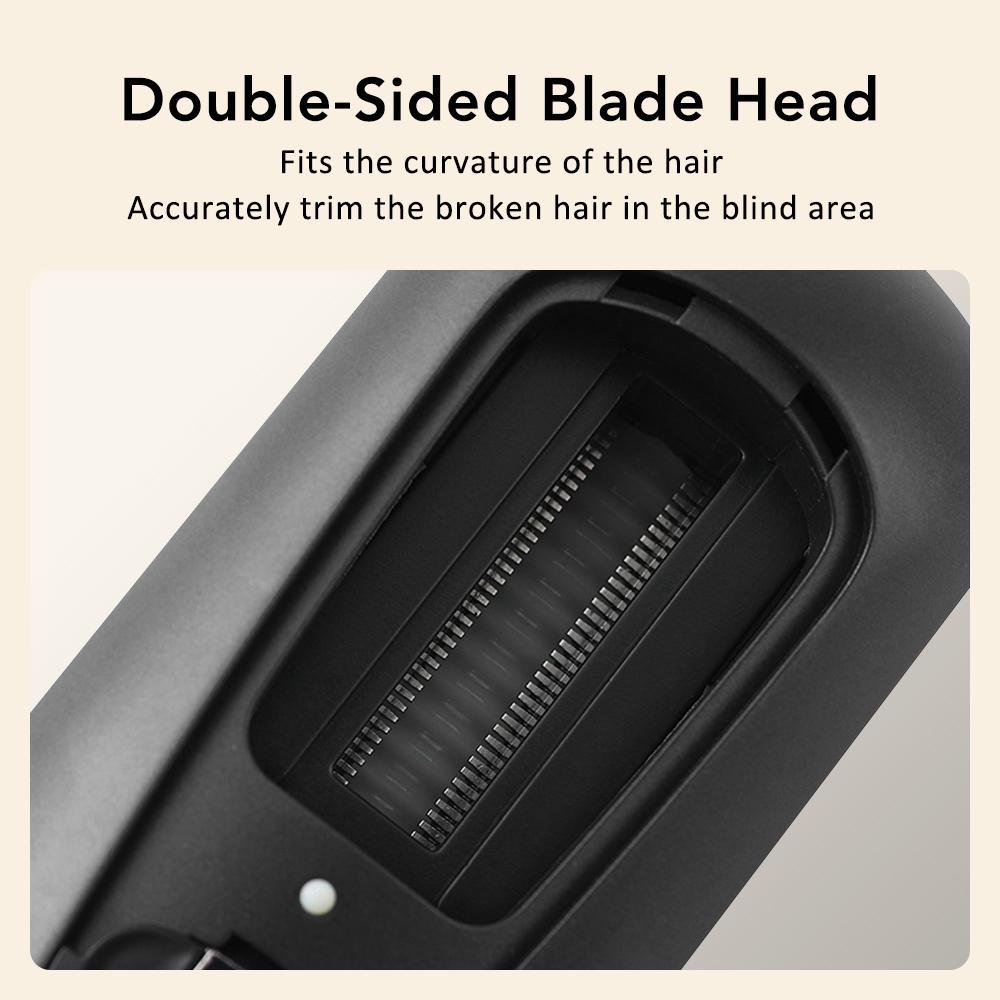 3IN 1 Hair Ends Trimmer Split Remover Dry Damaged Trim Split Iron Flat Hair Straightener for Women Cordless Hair Cutting Machine