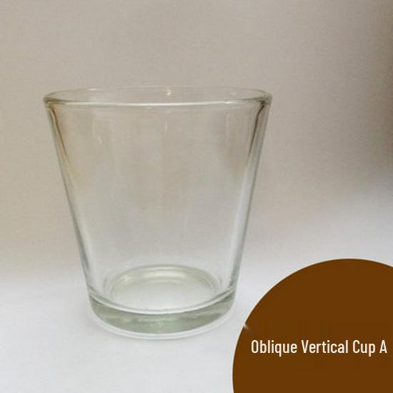 DIY Transparent Glass Candle Holder - Square & Round Windproof Cups for Homemade Scented Candles