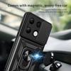 For Xiaomi Redmi Note 13 4G Case Scratch-resistant PC+TPU Kickstand Phone Shell