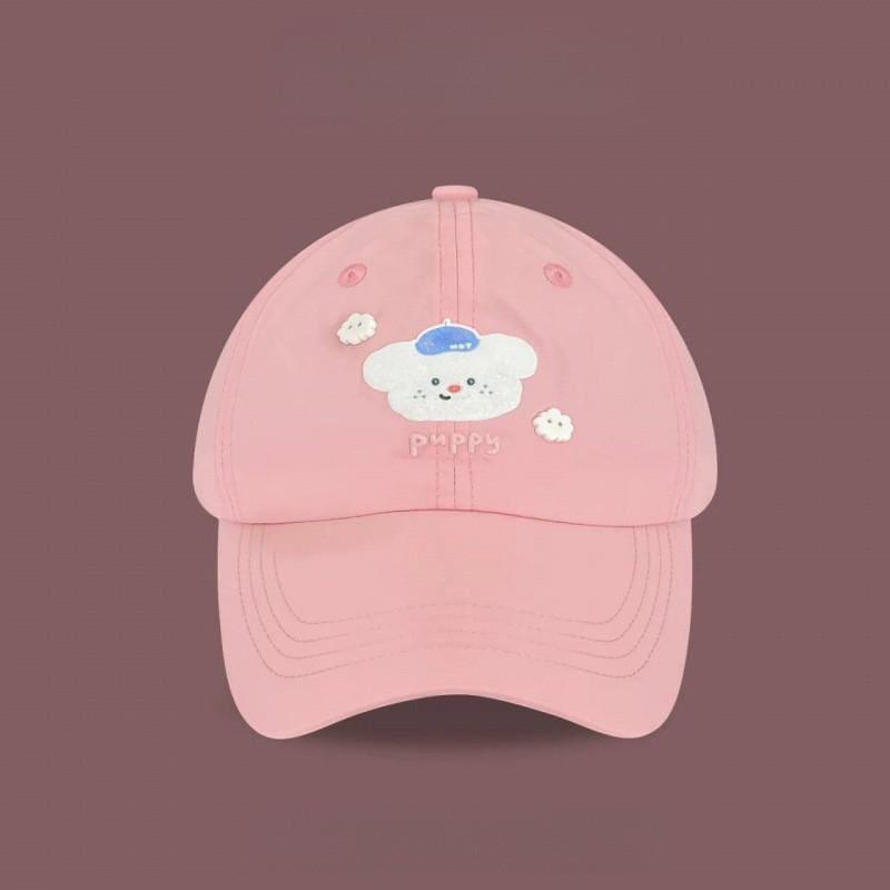 Cloud Dog Cartoon Embroidered Baseball Cap With Sun Protection For Spring Summer Casual Wear