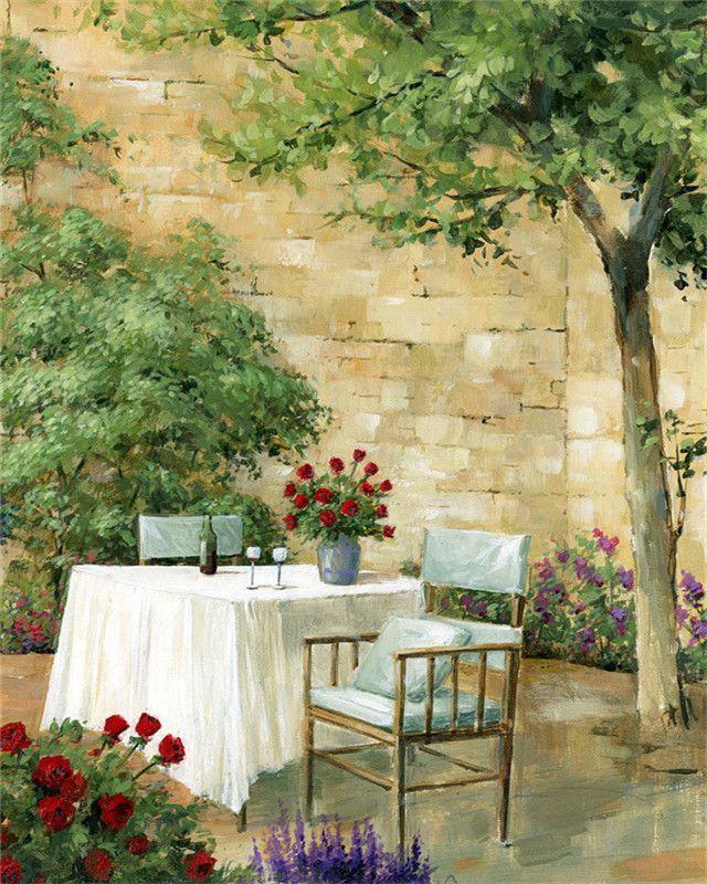 RUOPOTY DIY Frame Oil Painting By Numbers Window Scenery Acrylic On Canvas Wall Art Picture By Numbers Flower For Living Room