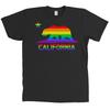 California Gay Pride Flag Rainbow Bear Shirt LGBT - MANY COLORS - NEW WITH TAGS Unisex T-Shirt