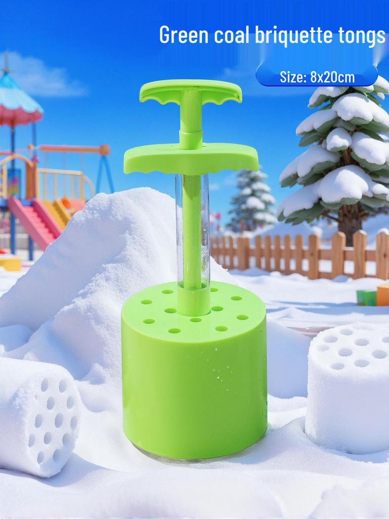 Snowball Clip Set: Kids' Winter Snow Play Tools for Snowball Fights & Snowman Molds