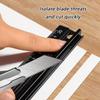 Strong Metal Ruler with Protective Edges Aluminum Straight Edges Ruler Ideal for Carpenter Designers & School Use