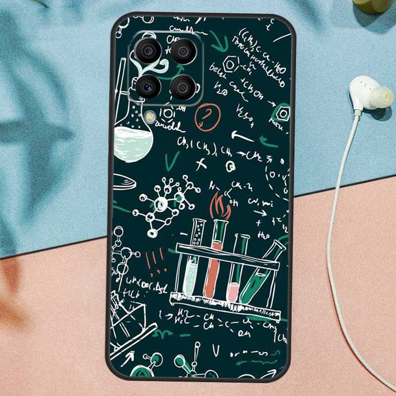 Biology and Chemistry Case For Samsung Galaxy M33 M53 M13 M12 M32 M52 M06 M16 M36 M56 M15 M55 M31 M14 M35 M34 M54