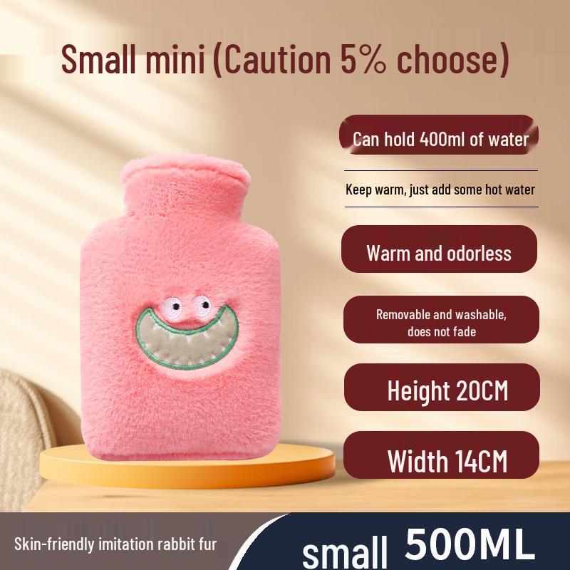 Large Hot Water Bottle: Warm Water Bag for Belly, Hand, and Bed