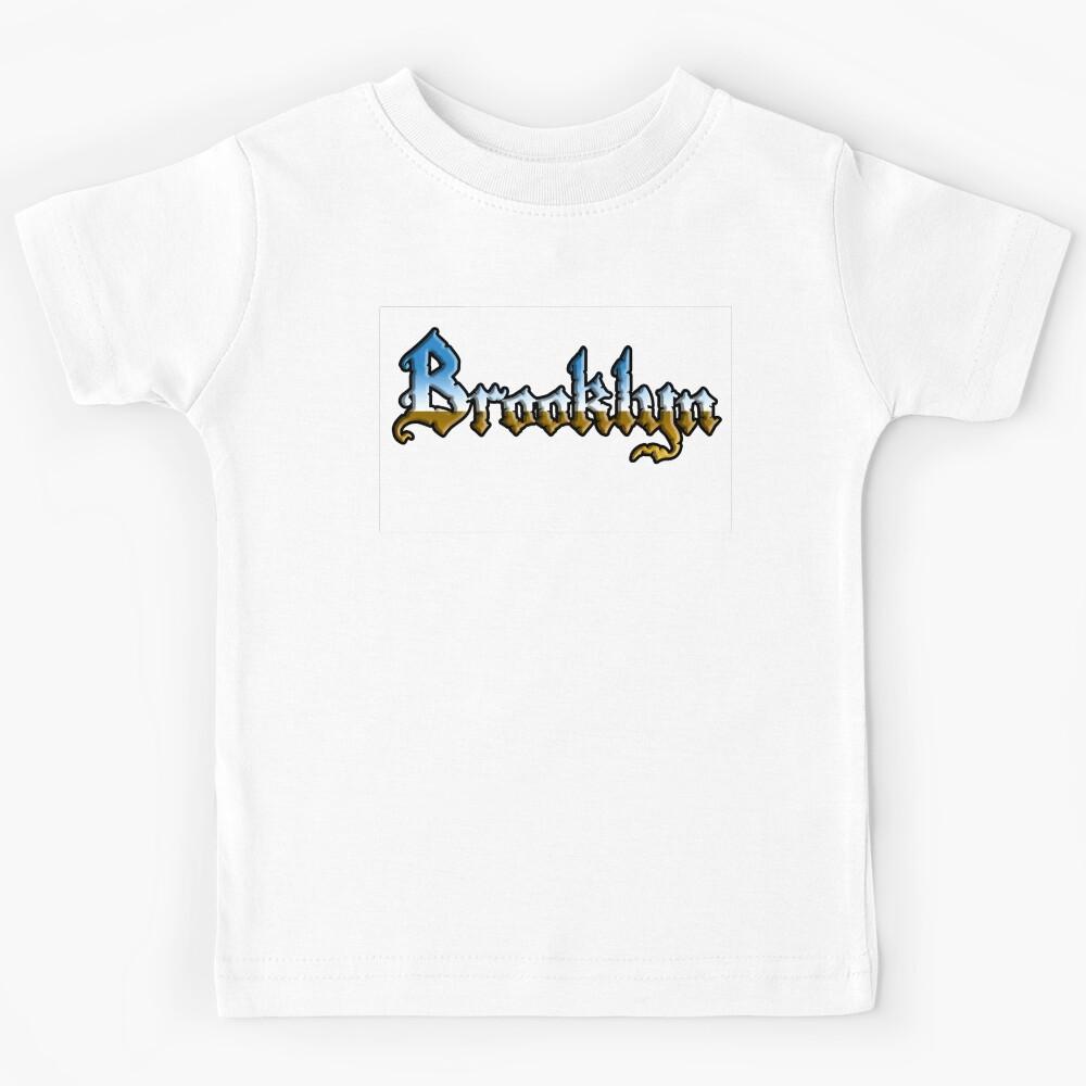 Brooklyn chrome style Kids T-Shirt 160