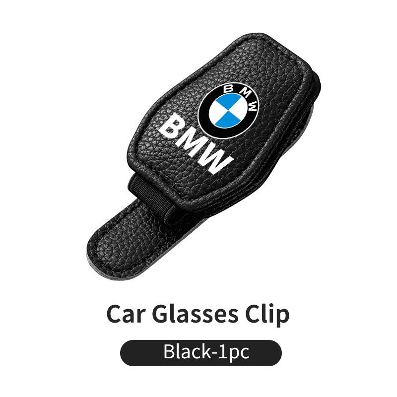 

Magnetic Leather Eyeglass Hanger Clip Universal Sunglasses Holder For BMW X3 X5 M5 M3 E46 E90 E60 F10 E39 F30 E36 G30 E87 E70