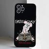 Band G-Green Rock Day Phone Case For iPhone 17,16,15,14,13,12,11,Pro,XS,Max,XR,Plus,E,SE4,Mini Black Soft Cover