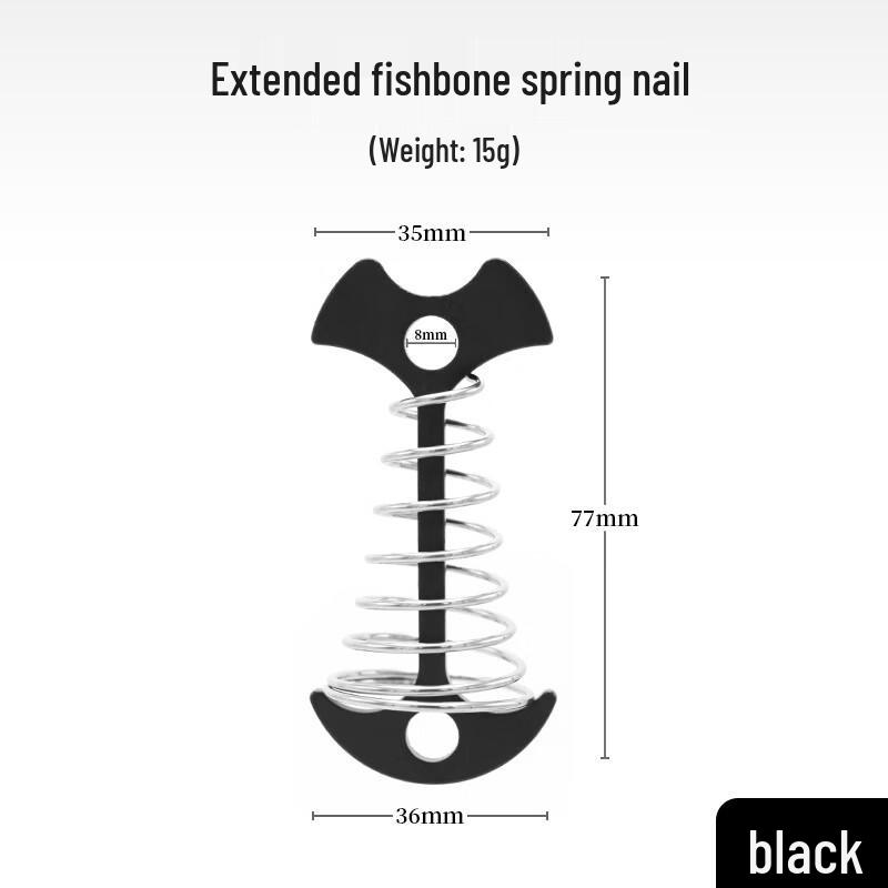 

OEING Spring Fishbone Tent Pegs