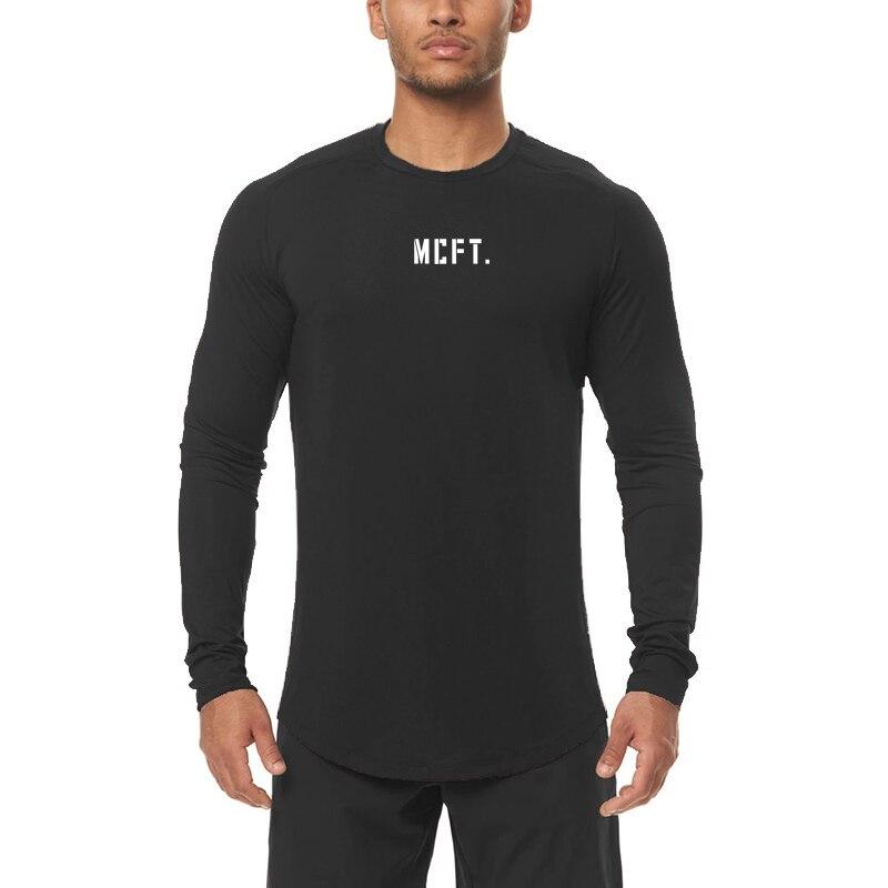 Die Arbeit machen Herbst & Frühling Herren Dünnes Atmungsaktives Schnelltrocknendes Slim Fit Outdoor-Mode Lässig Hochelastisches O-Ausschnitt T-Shirt