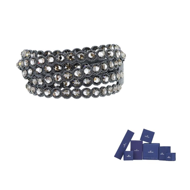 Swarovski power krellīšu rokassprādzes sieviešu pelēkas