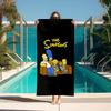 Beach Towel Simpsones Spa Large Bath Towel Personal Care Towels Home Bathroom Accessories Sauna Turban for Hair Quick Drying