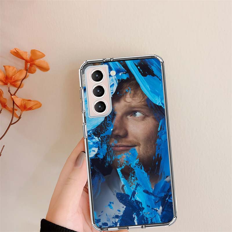Ed Sheeran Sångare Genomskinliga Fodral för Samsung S26 Ultra Galaxy S25 Edge S24 S23 FE S21 Plus S20 S22 S10 Fodral Mönstrat Kompat