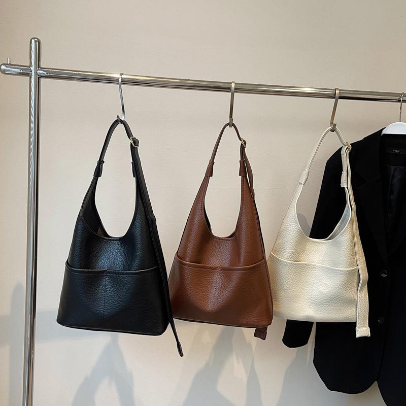 2025 New Fashion Retro Soft Bag Tote Bag Shoulder Bag Women's Large-capacity Bag Backpack Women's Niche Design