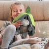 Stress-Relieving Plush Breathing Animal with Music & Light - Ideal Companion for Anxiety & Sleep Aid