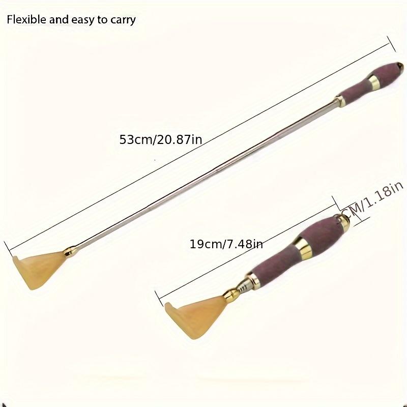 1 Stück tragbarer Rücken Kratzer Teleskopischer Kratzmassagegerät Rücken Kratzer Kitzeln Juckreiz Körper Kratzstab mit Magnetkugel