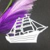 Sailing Ship Cutting Dies Ship Embossing Die Cuts Stencil for Scrapbooking Christmas Card Making DIY Photo Album