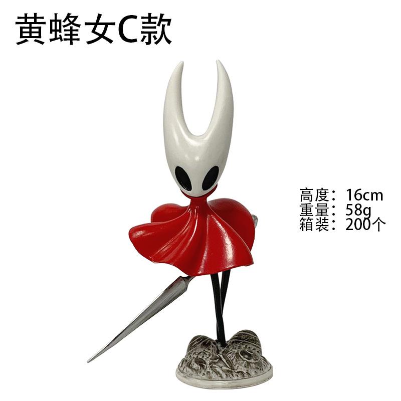 Hollow Knight Battle Version Action Figures The Knight Hornet Quirrel Grub Collectible Model Desktop Ornament For Game Fans