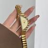 Creatief Dames Quartz Horloge Simpel En Casual, Armband Horloge Niche Ontwerp Waterdicht Horloge Dames Licht Luxe Niche