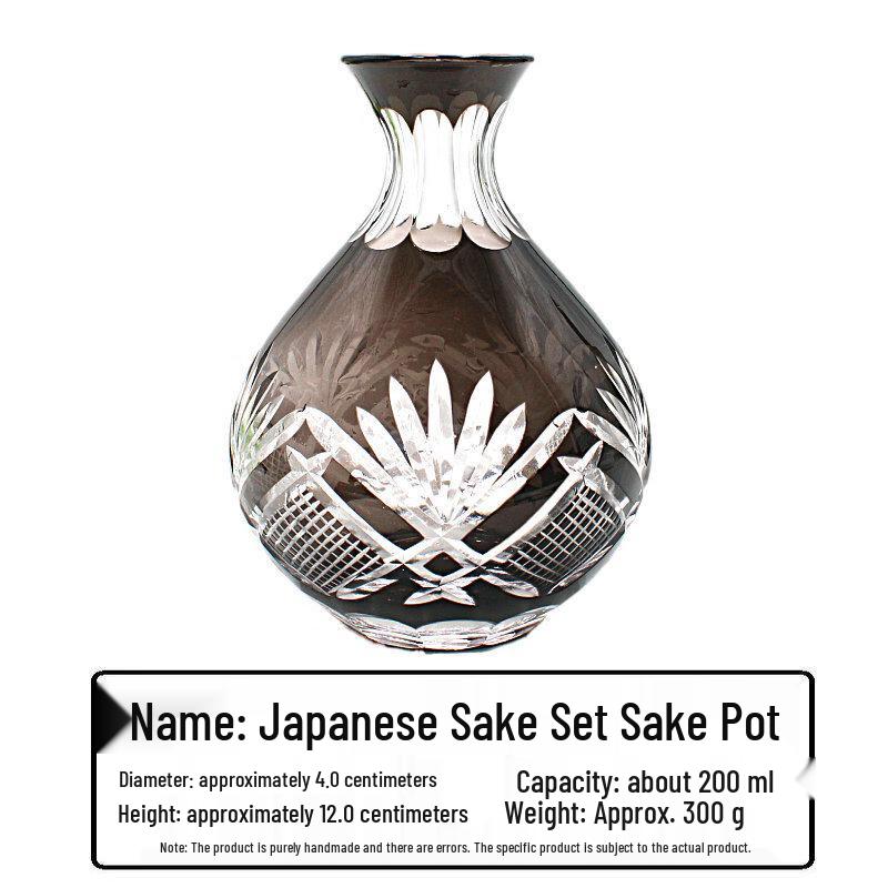 Edo Kiriko Style Japanese Sake Set