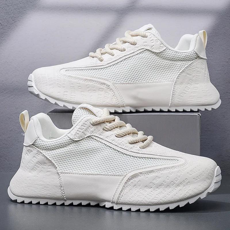 

Fashion 48 size Casual Sneakers for men Fashion Outdoor Running Shoes Brand high quality Platform Walking Shoe Designer Men Sport Shoes 39 белый