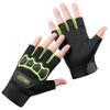 Motorcycle Riding Half Finger Gloves Fashion Outdoor Motorcycle Protective Case Sports Fitness Anti Slip Leak Finger Climbing Gloves