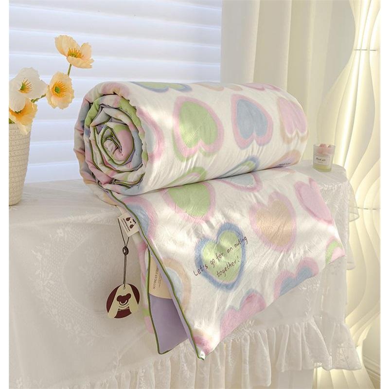 Maternal and Infant-grade Summer Cool Quilt, Summer Air-conditioning Quilt, Spring and Autumn Washable Thin Quilt