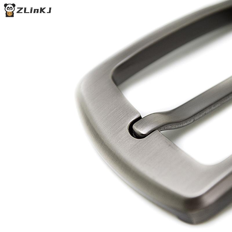 1PCS 35/40mm Zinc Alloy Men's Casual Belt Buckle End Bar Heel Bar Buckle Single Pin Half Buckle for Leather Craft Jeans Webbing