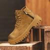 Men's Leather Shoes High Top Lace-up Motorcycle Ankle Boots for Men Luxury  Designers All-match Winter Boots Man Shoes