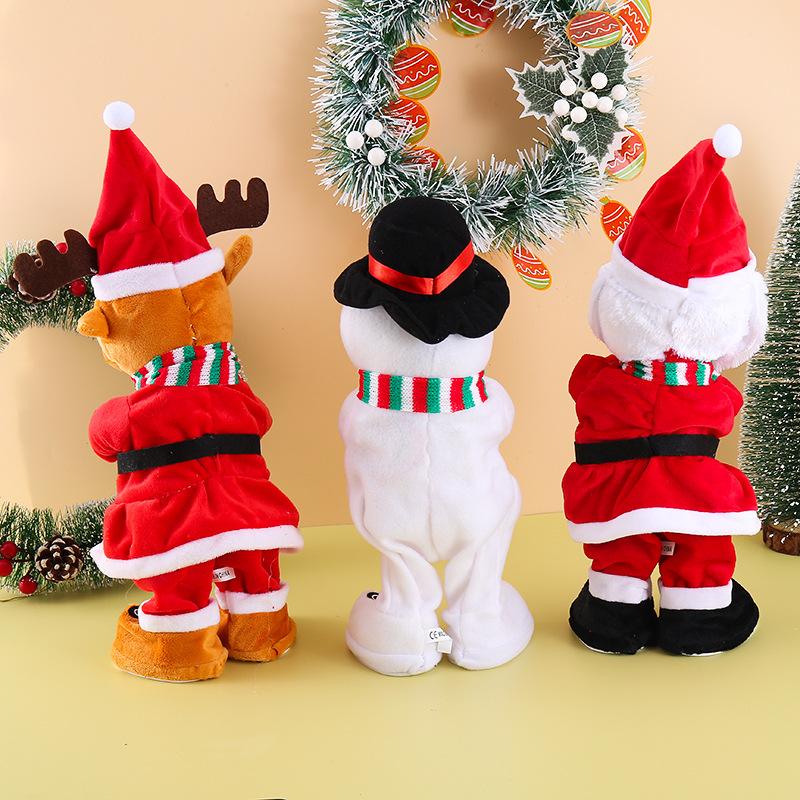 Singing and Dancing Christmas Tree, Electric Swinging Plush Christmas Toy