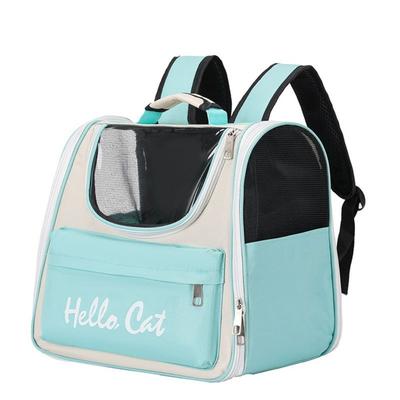 Windproof Cat Carrier Bags Large Capacity Lightweight Cat Carrying Bag Mesh Vent Collapsible Pet Backpack Dogs Traveling