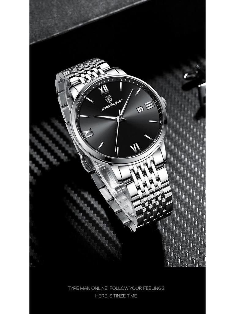 Schweizer Ultraflache Herren Luxus Wasserdichte Quarz Uhr