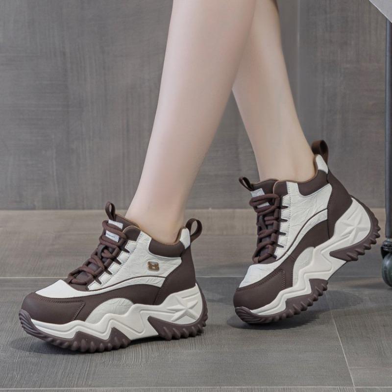 Inner Height Elderly Man Shoes - New Style - Versatile - Thick Sole - Sporty - Casual - Retro - Women's Shoes