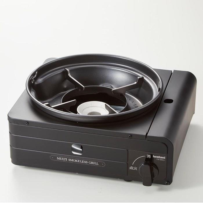 Iwatani Cassette Stove Cassette Fu Multi Smokeless Grill Black CB-MSG-1 Made In Japan