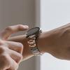 Lingke Google Pixel Watch Metal One Watch Strap Band / Silver