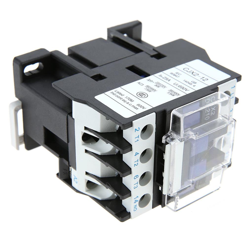 CJX2‑1210 High Sensitivity Industrial Electric AC Contactor 220V 12A