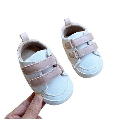 Casual Non-Slip Sport Sneakers Baby Casual Walking Shoes for 0-1Years Toddler Baby Boys and Girls Baby Double Color Basic Simple