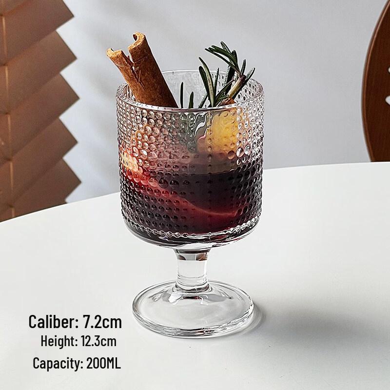 

ZISIZ Trendy Christmas Mulled Wine/Cocktail Glass