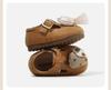 Scarpe per primi passi da bambino Primavera 2025: Scarpe in Pelle Antiscivolo con Suola Morbida e Decorazione Bambolina per Bambini e Bambine