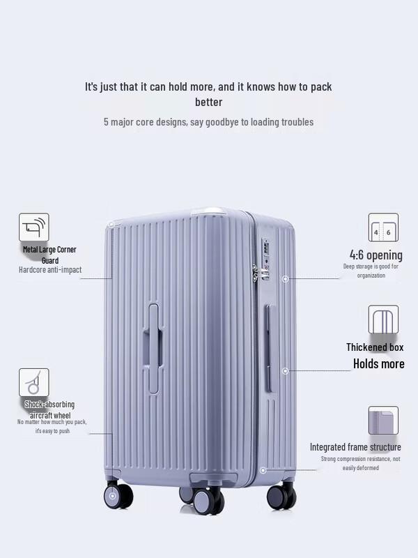 OIWAS Great Traveler Durable Large Capacity Suitcase