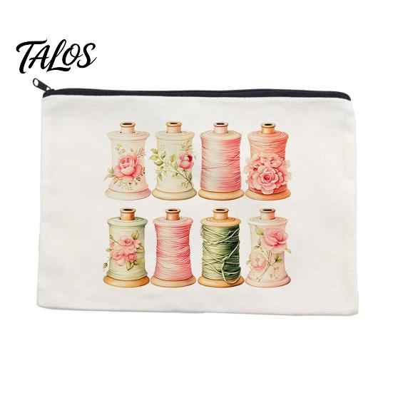 Storage Bag, Large Capacity Travel Organizer, Wear-Resistant Portable Cosmetic Zipper Pouch, for Stationery Makeup And Crafts