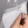 10-100pcs Curtain Tape Hooks Alloy Shower Curtain Cloth Clamp DIY Drapes Traverse Rod Slides Clasp Bathroom Pinch Pleat Clips