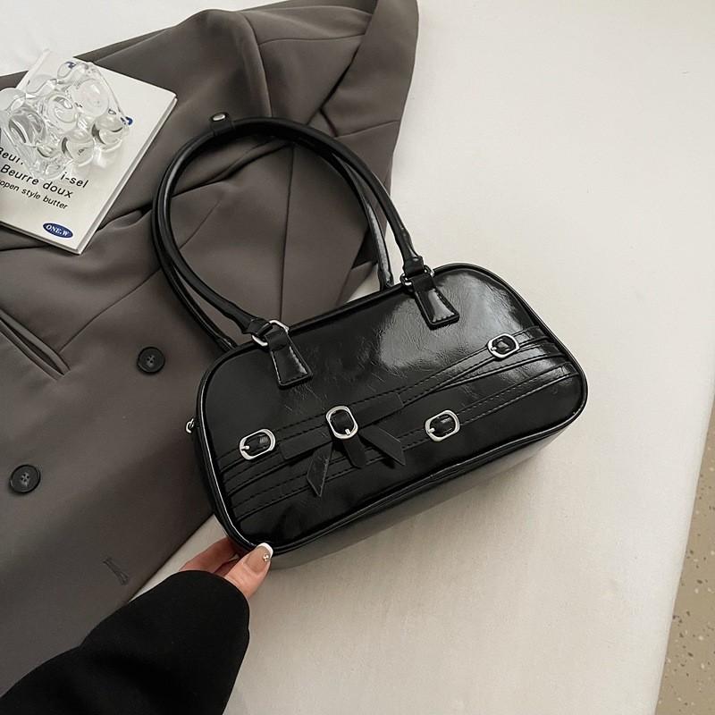 Ielgy High-End Texture Commuter Large-Capacity Bag Autumn Winter Retro One-Shoulder Fashion Portable