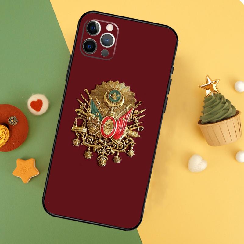 Ottoman Empire Coat Of Arms Phone Case For iPhone 17 17Air 16 16E 15 14 13 12 11 Pro Max 12 13 Mini Shockproof Cover